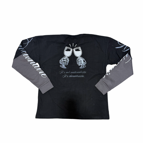 Black , white & grey long sleeve  thermal