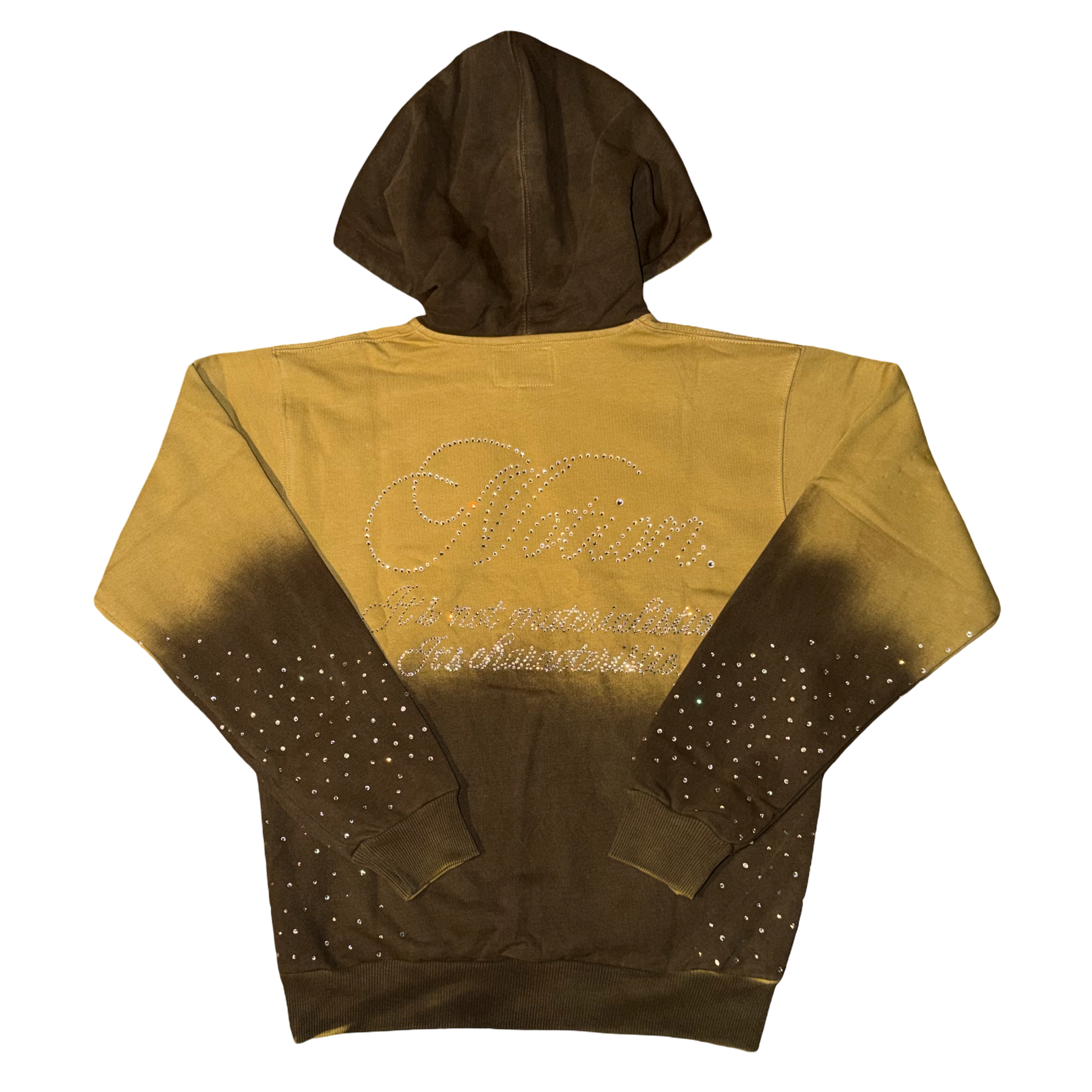 Two tone brown rhinestone set