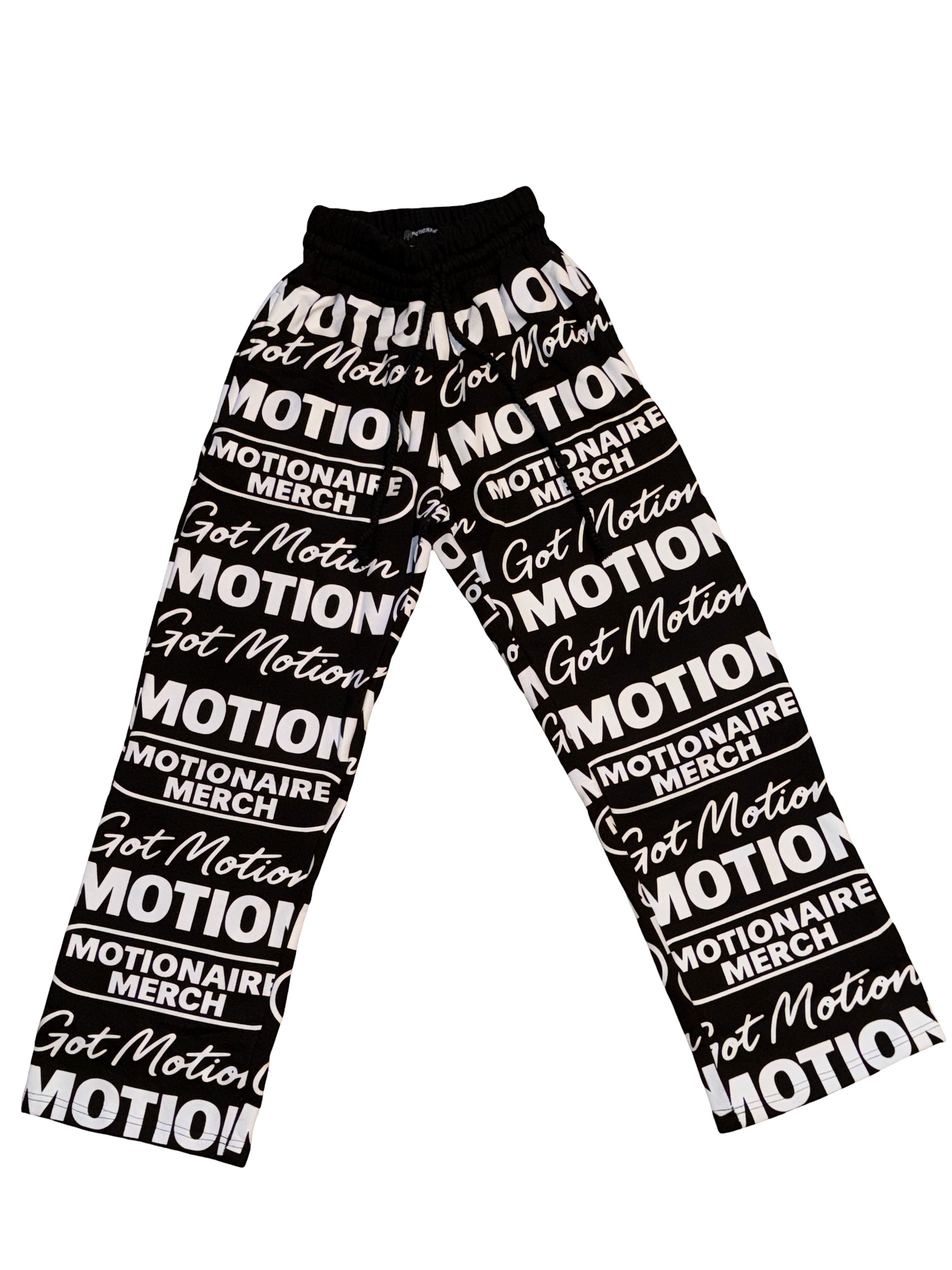 Black & white Motionaire sweats