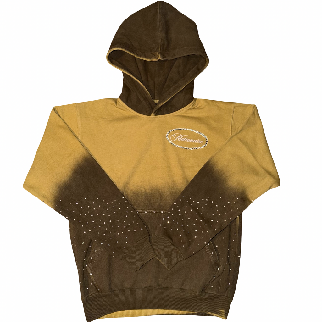 Two tone brown rhinestone set