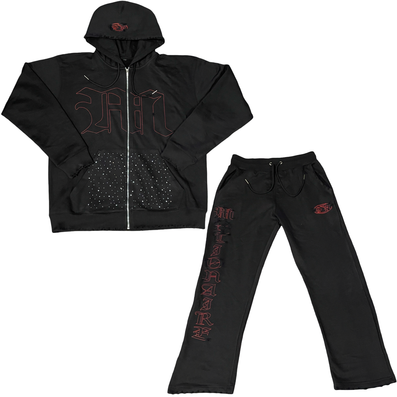 Motionaire distress Hoodie & Sweats